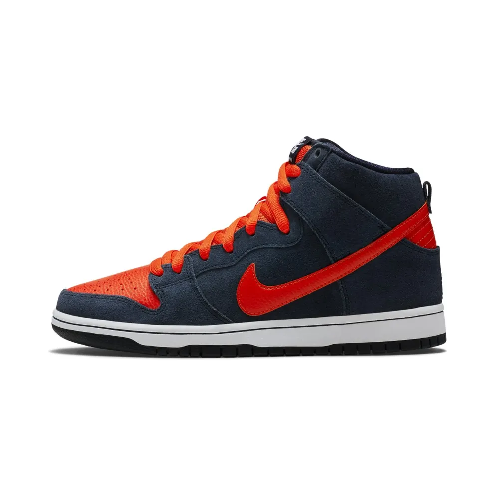 Nike Dunk SB High Syracuse Obsidian/Team Orange-White (305050-481)