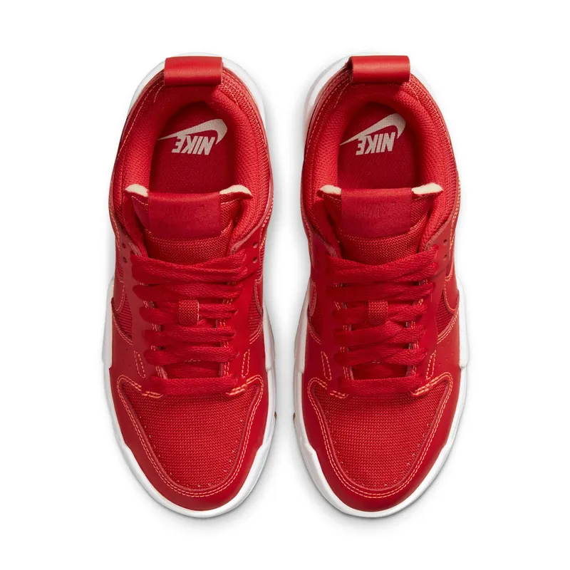 Nike Dunk Low Disrupt Red Gum (W) Gym Red/Summit White-Gum Medium Brown (CK6654-600)
