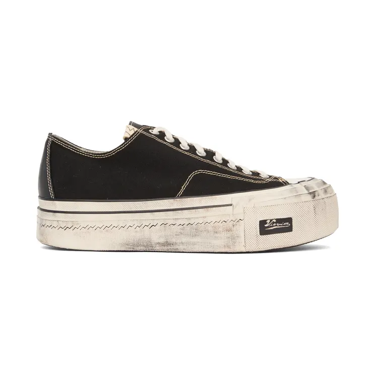 Visvim Black Skagway Lo Patten Sneakers (0122101001003)
