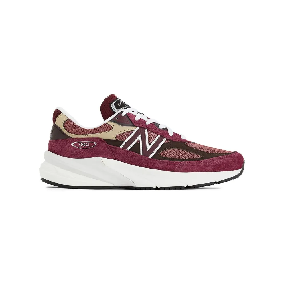 New Balance 990v6 MiUSA Teddy Santis Burgundy Tan (U990BT6)