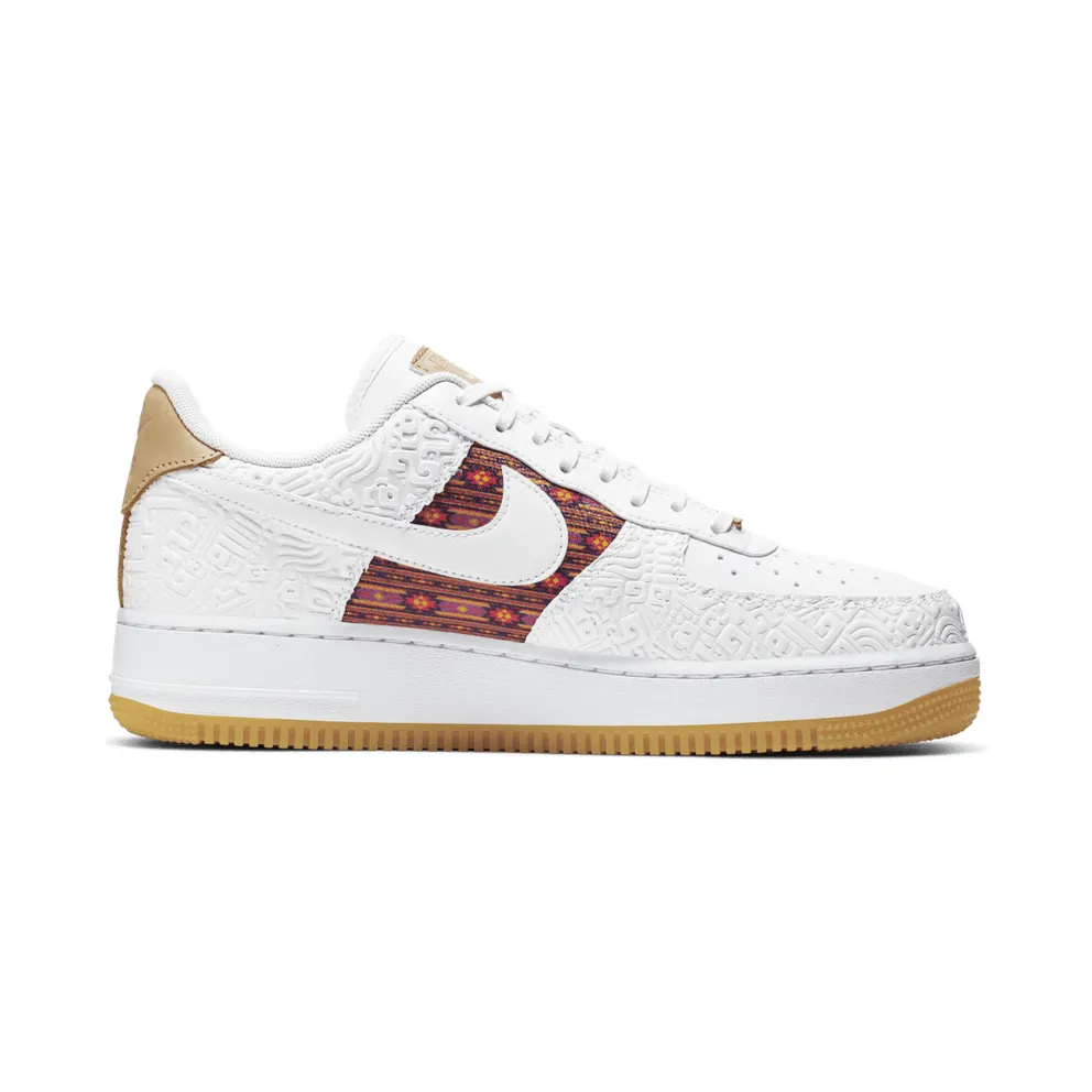 Nike Air Force 1 Low Aztec White/Multi-Color-Vachetta Tan (CK6601-100)