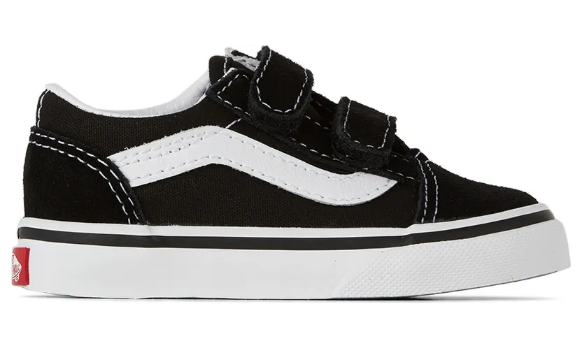 Vans Baby Black Old Skool V Sneakers (T VN000D3YBLK)