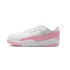 Jordan Flight Court “White / Medium Soft Pink” (HF3332-161)