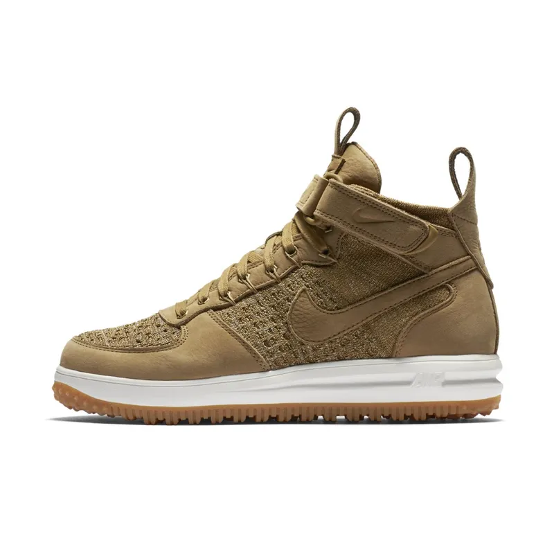 Nike  Lunar Force 1 Flyknit Workboot Golden Beige  (855984-200)