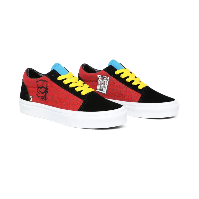 Vans The Simpsons X Vans El Barto Old Skool Red (VN0A4BUU17A)