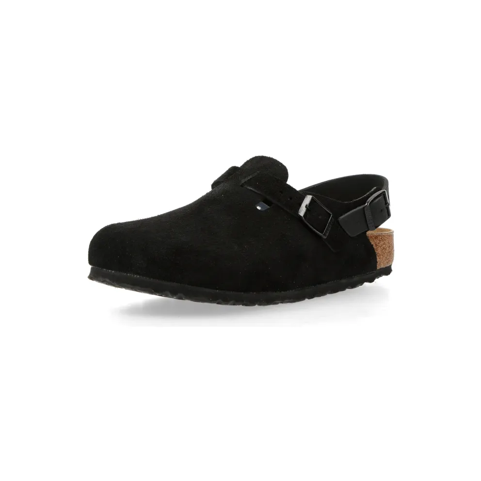 Birkenstock Tokio II Suede Leather “Black” – 1028337