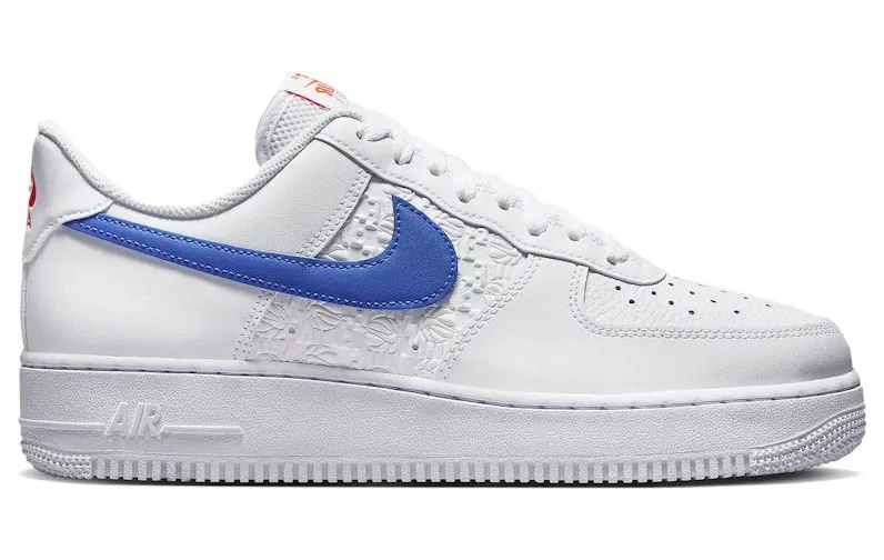 Nike Air Force 1 ’07 Low Embossed Hoops Racer Blue (FD0667-100)