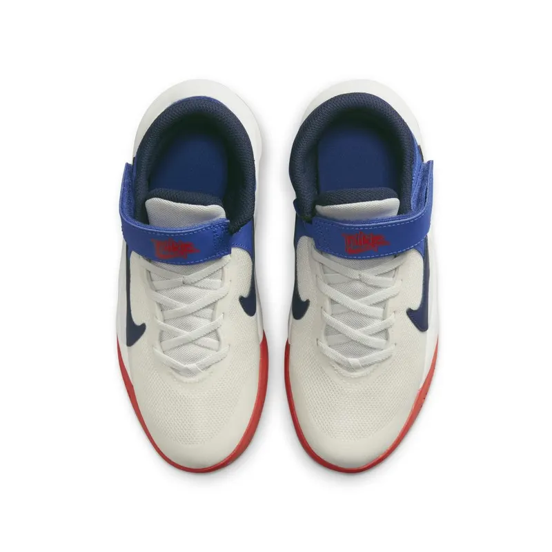 Nike Team Hustle D 10 FlyEase Older Kids’ Easy On/Off Basketball White (DD7303-103)