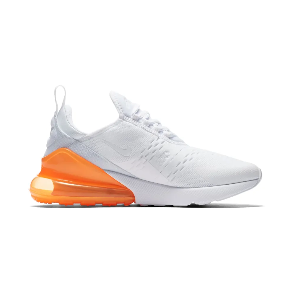 Nike Air Max 270 White Pack (Total Orange) White/White-Total Orange (AH8050-102)