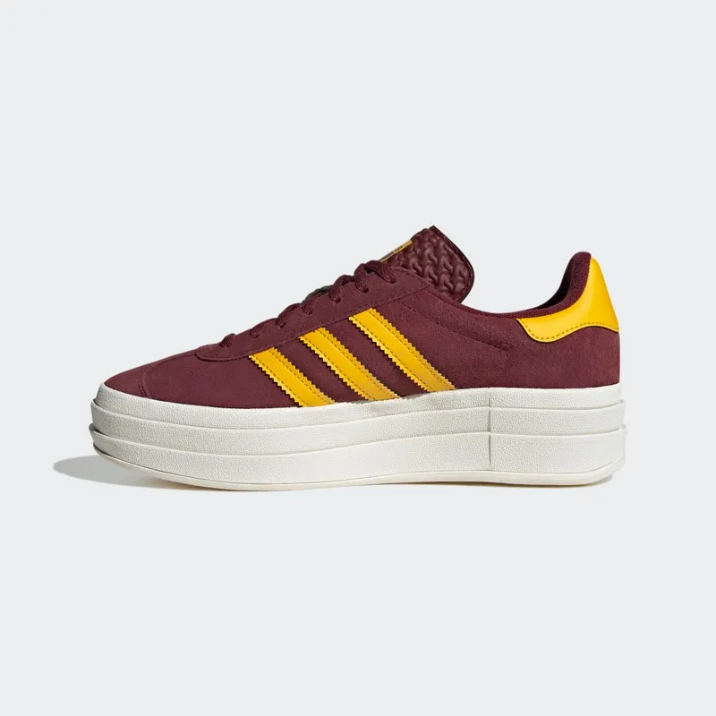Adidas Gazelle Bold Shadow Red / Bold Gold / Core White (IF5195)