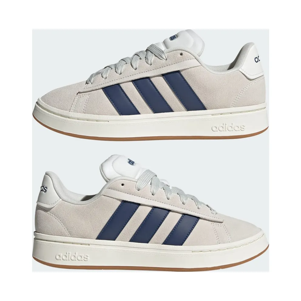 Adidas Grand Court Alpha Orbit Grey / Dark Blue / Core White (JQ3006)