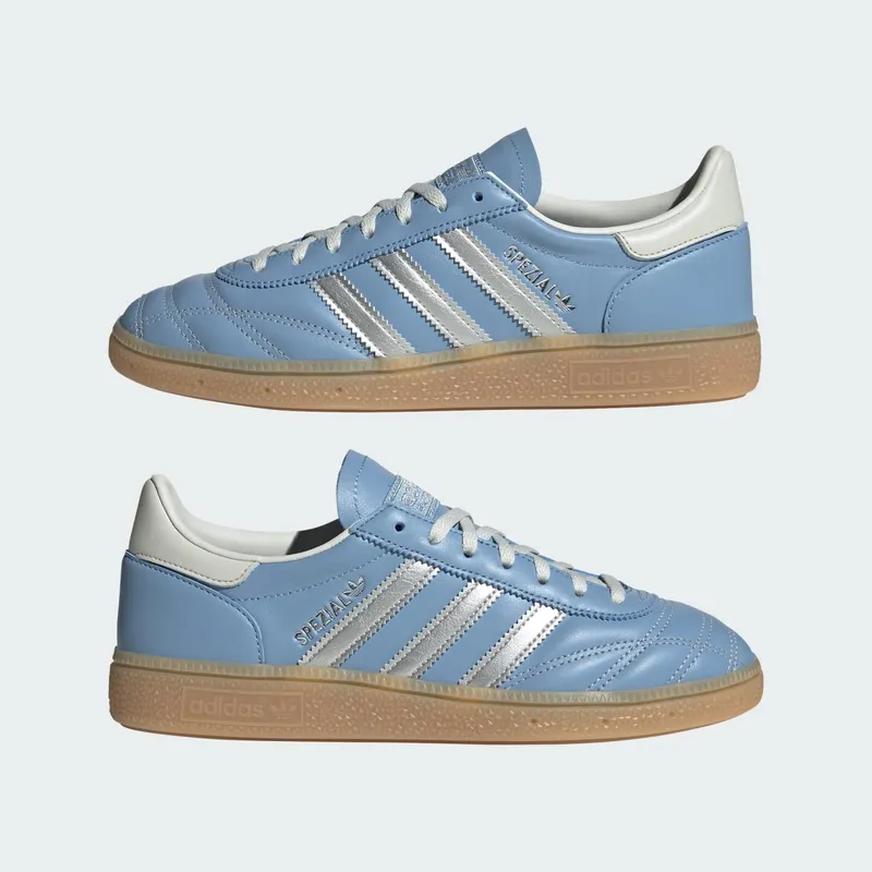adidas Handball Spezial Quilted Stitching Ash Blue Silver (JR3728)