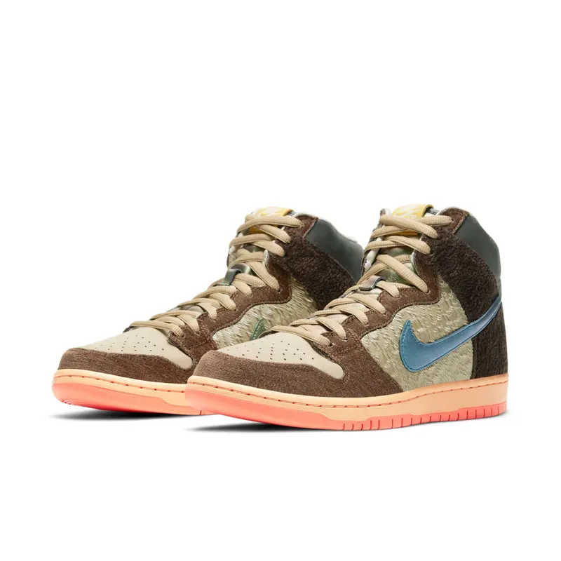 Nike SB Dunk High Concepts Turdunken Brown/Blue-Orange (DC6887-200)