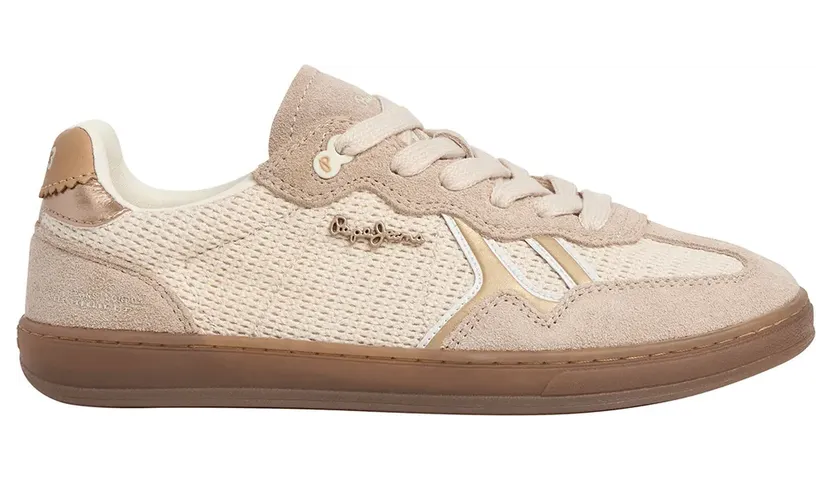 Pepe Jeans PèPè sneaker Beige / Goud / Natuurwit (PLS000026-814)