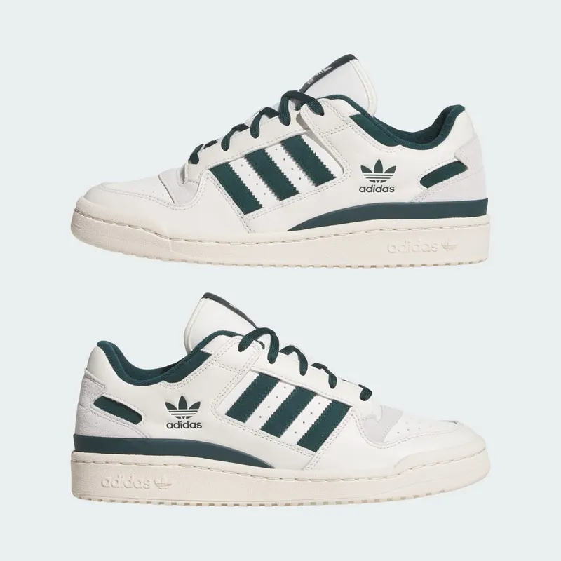 Adidas Forum Low CL Cloud White / Aurora Ivy / Wonder White (JQ0207)