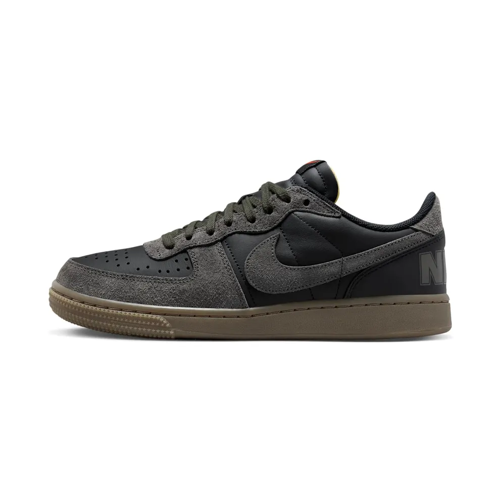 Nike Terminator Low Black/Gum Dark Brown/Team Orange/Medium Ash (FV0396-001)