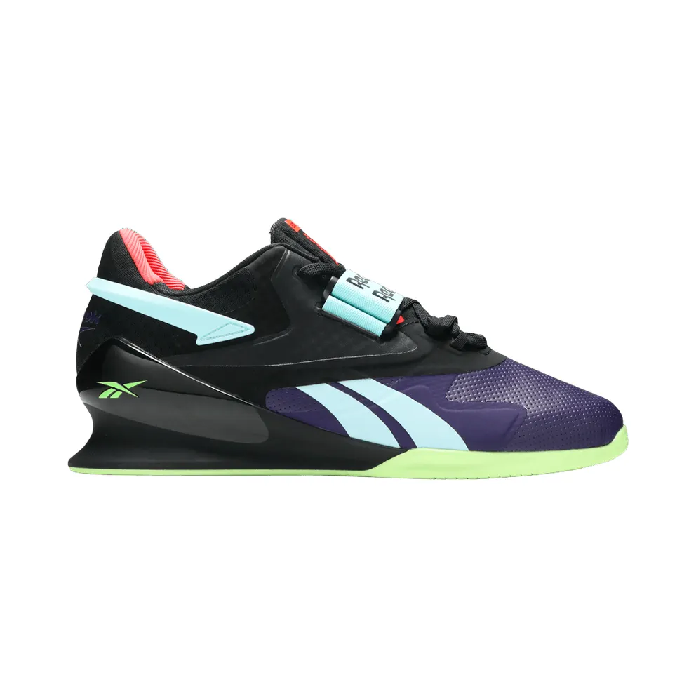 Reebok Legacy Lifter II Schuhe Dark Orchid / Core Black / Neon Mint