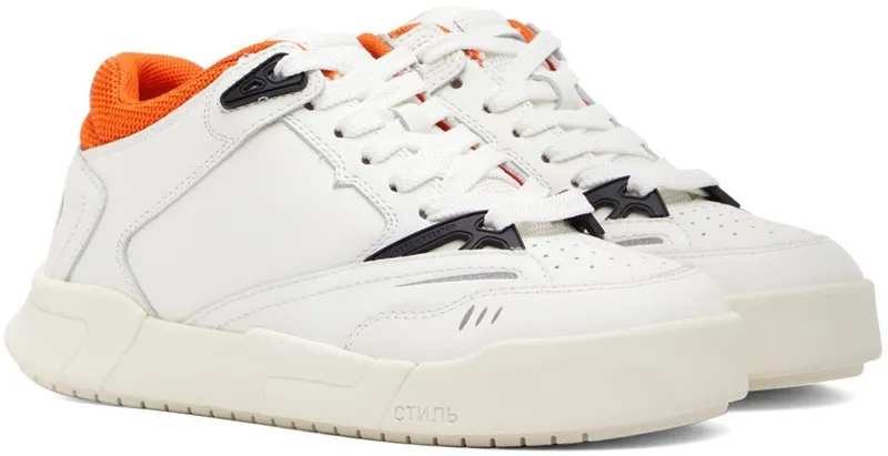 Heron Preston White Low Key Low-Top Sneakers (HWIA030S22LEA0010120)