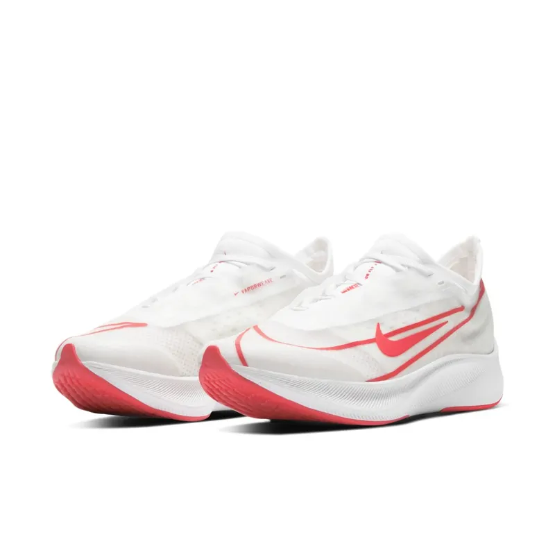 Nike Zoom Fly 3 White (W) White/Metallic Summit White-Laser Crimson (AT8241-101)