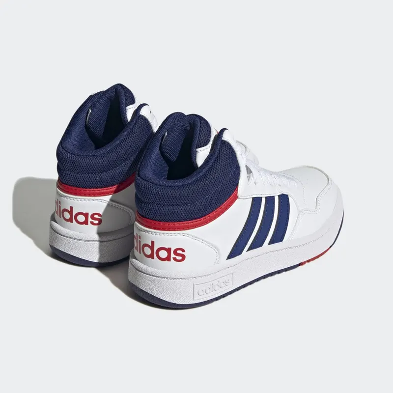 Adidas Hoops Mid Cloud White / Victory Blue / Better Scarlet (GZ9647)