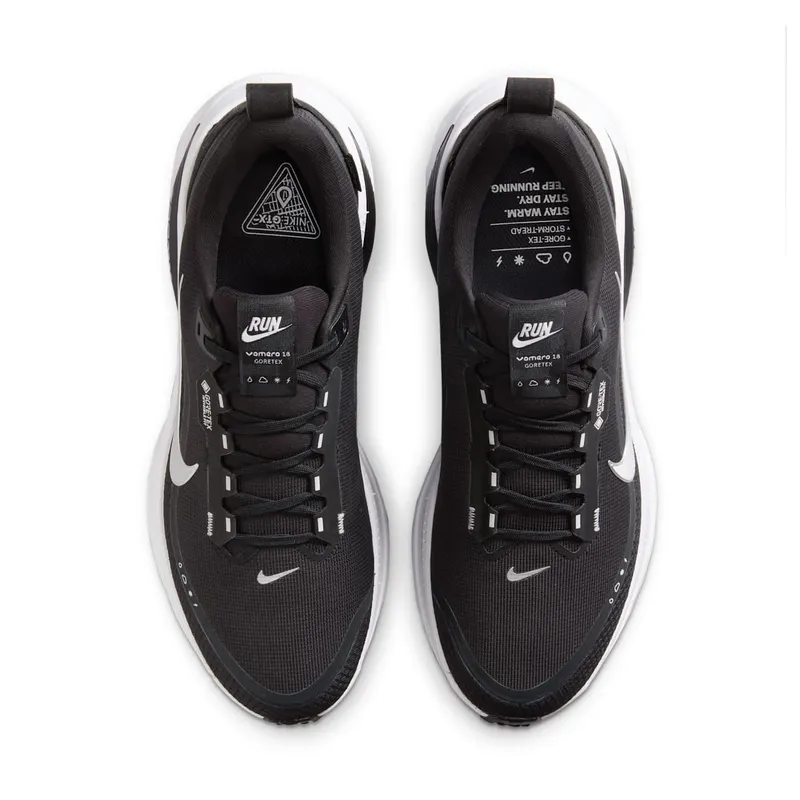 Nike Vomero 18 Gore-Tex “Black White Metallic Silver” (HQ7001-002)
