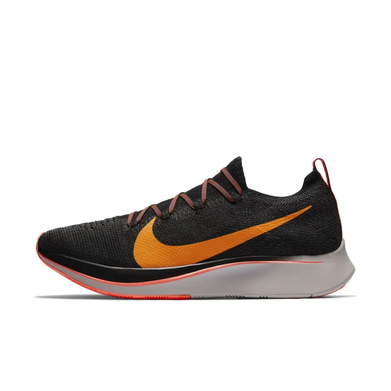 Nike Zoom Fly Flyknit Black Flash Crimson Black/Flash Crimson-Orange Peel-Moon Particle (AR4561-068)