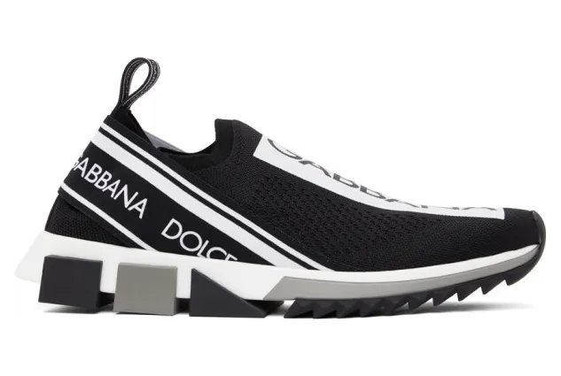 Dolce and Gabbana Black and White Sorrento Sneakers (CS1713AH67789690)