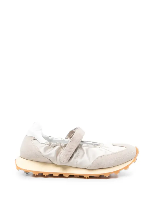 RUN OF Bambola with suède vlak and Velcro – Beige (BAMBOLAW)