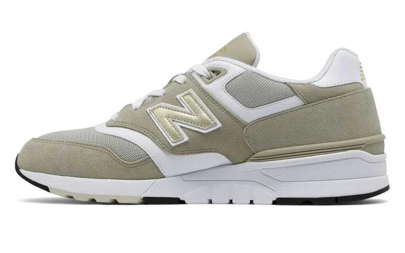 New Balance 597 Classic Khaki/White-Gold Khaki/White-Gold (ML597RSA)