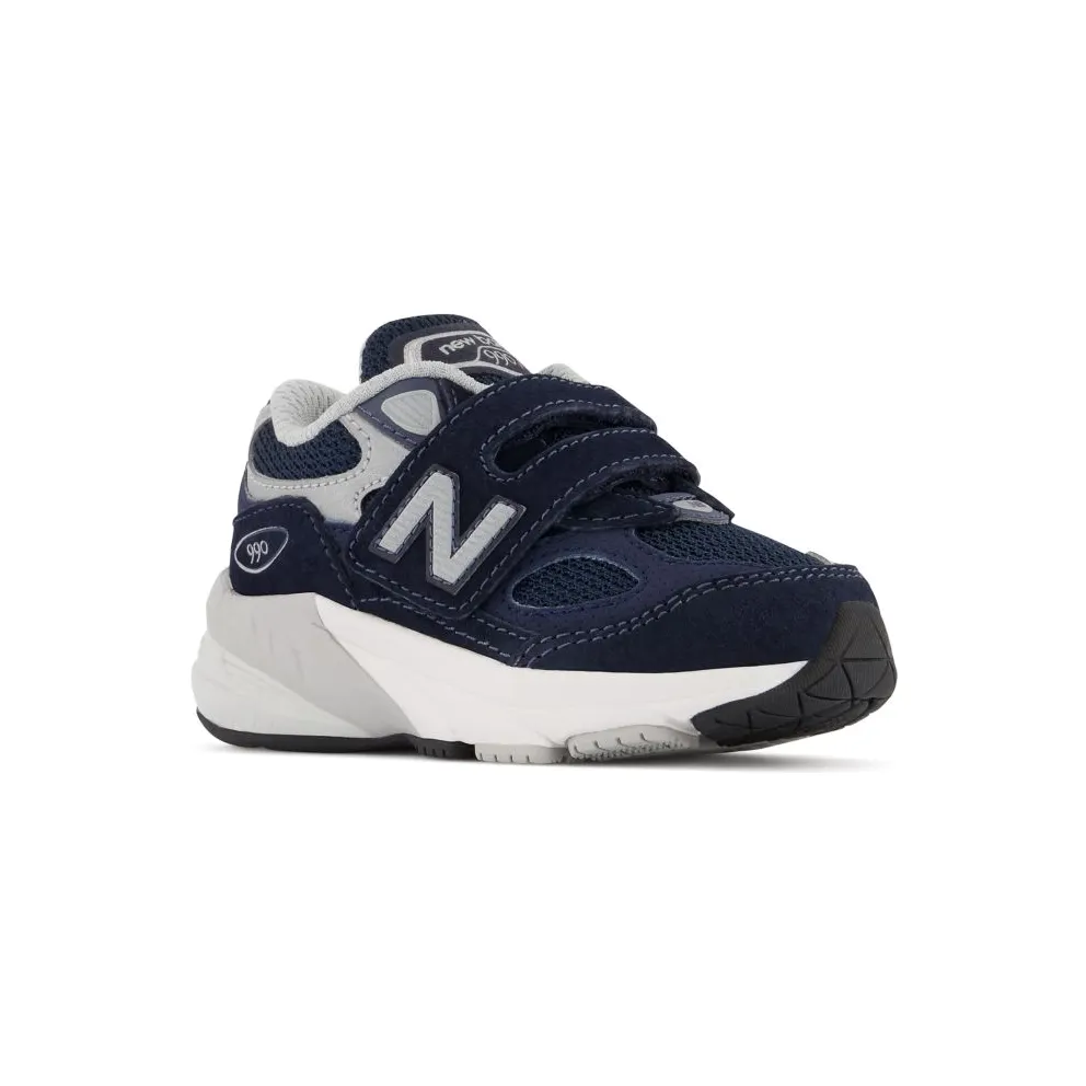New Balance 990v6 Hook and Loop Navy Silver (IV990NV6)