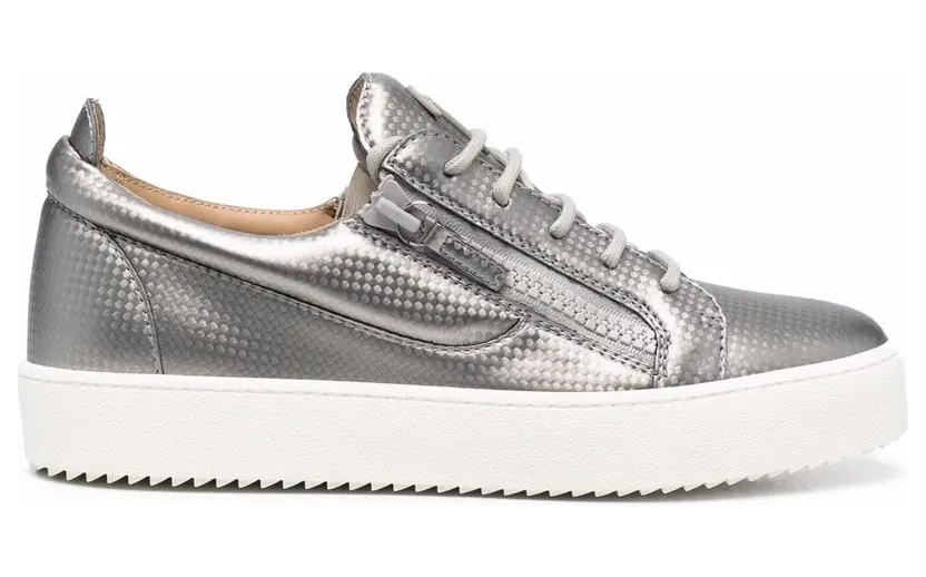 Giuseppe Zanotti Sneakers im Metallic-Look – Silber (RM20013003)