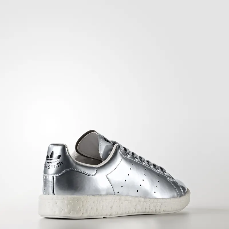 adidas  Stan Smith Boost Metallic Silver (W)  (BB0108)