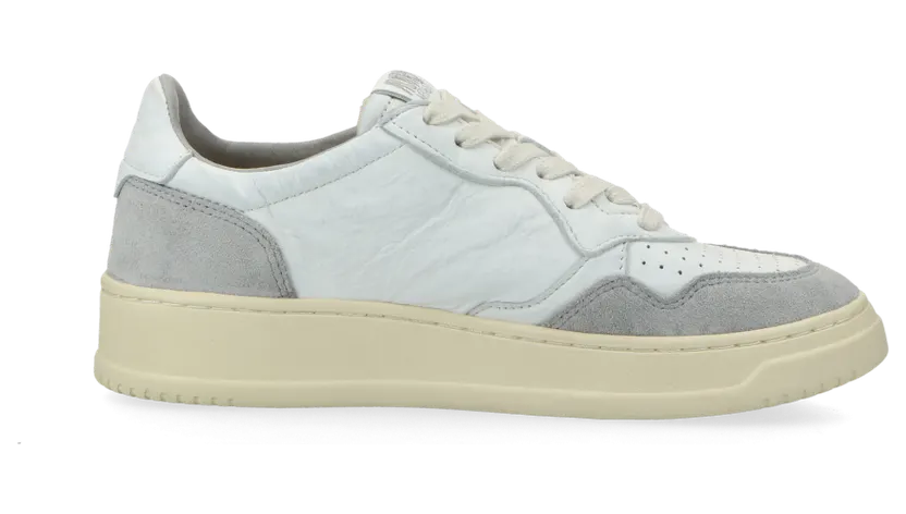 Autry Medalist Low W (goat / suede / white / grey) – AULWGS25 (3)