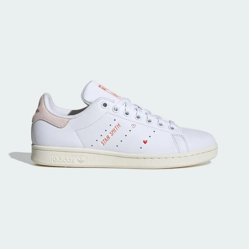 adidas Stan Smith Shoes Cloud White / Putty Mauve / Bright Red (IG8482)
