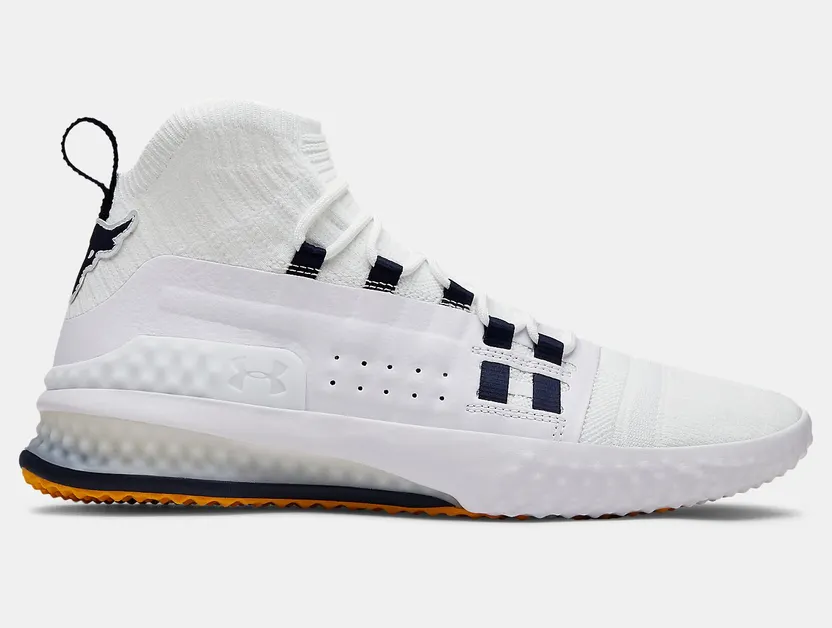 Under Armour Project Rock 1 White Navy Taxi