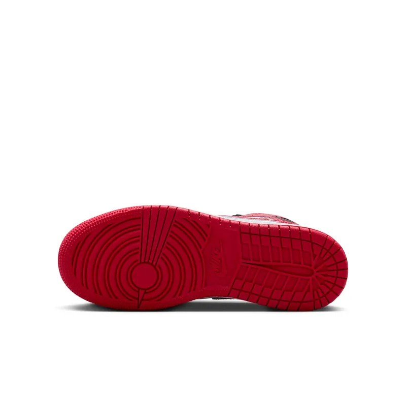 Air Jordan 1 Mid GS “Red/black” (HV4399-006)