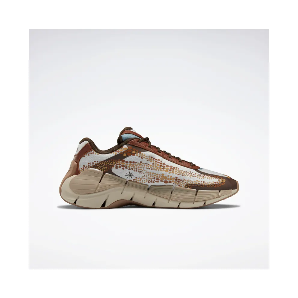 Reebok Jurassic World Zig Kinetica 2.5 Stark Grey / Peat / Grizzly Brown (HQ6263)