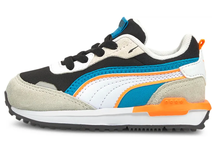 Puma City Rider AC baby’s Zwart/Grijs (382676-01)