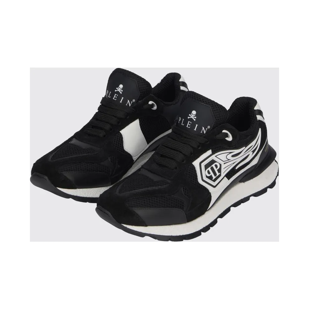 Philipp plein Leather and Mesh White 1 (SAFSMSC4074PLE022N0102)