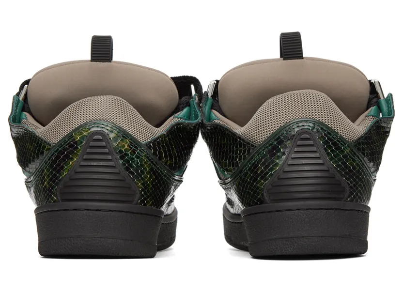 Lanvin Green Curb Sneakers (FM-SKRK11-PTCA-A22) (2)