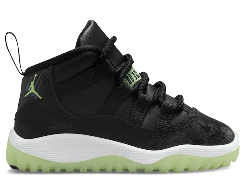 Jordan 11 Retro Black Barely Volt (IB1380-001)