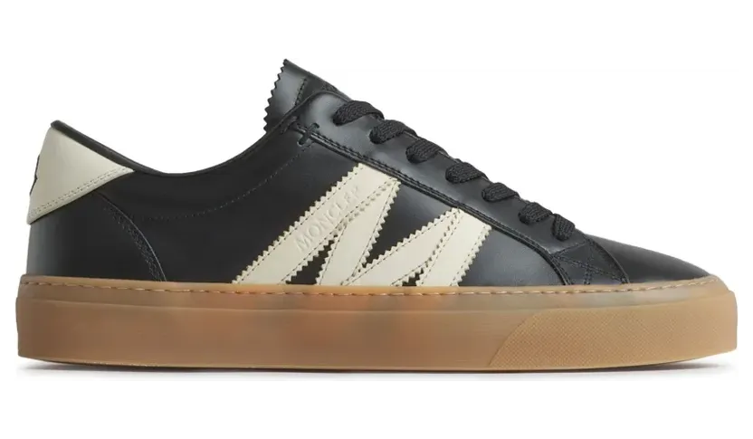 Moncler Monaco2 suède sneakers – Zwart (K109A4M00180M6071)