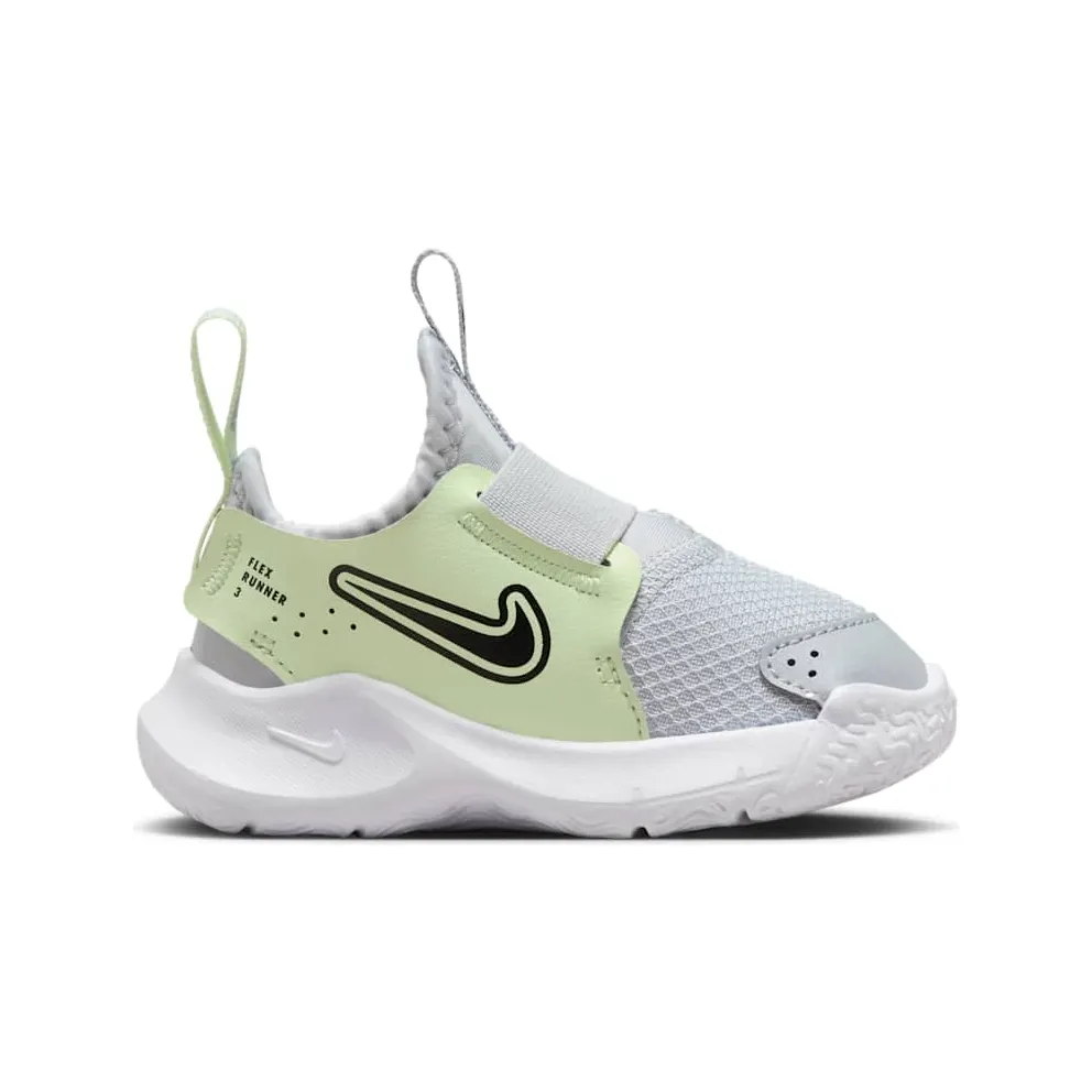 Nike Flex Runner 3 Pure Platinum Barely Volt Black (FN1478-004)