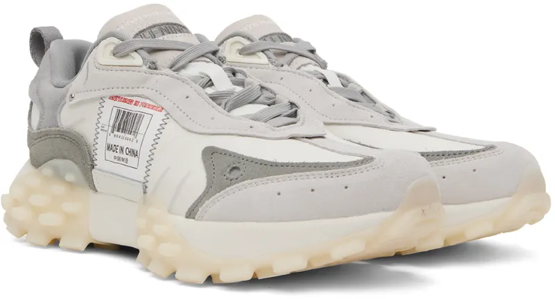 Li-Ning Gray Overload Sneakers (AZGS033-2K)