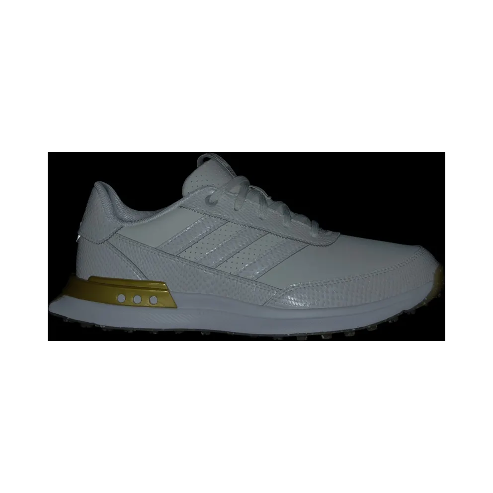 adidas S2G 24 Leather Spikeless Golf Off White Gold Metallic Gum (JI4038)