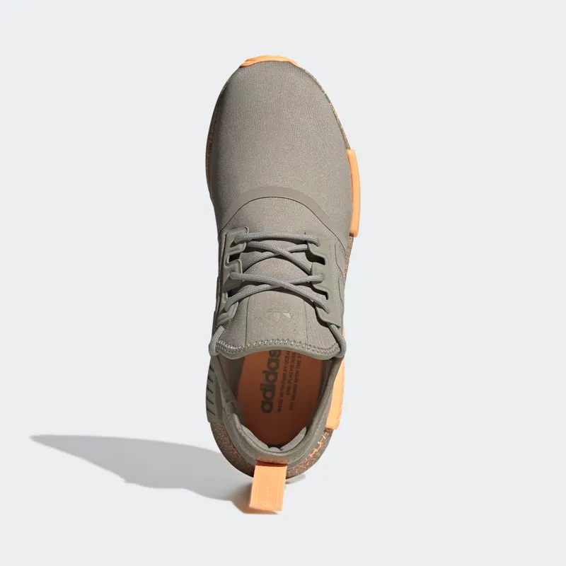 Adidas NMD_R1 Feather Grey / Feather Grey / Acid Orange (GW5632)
