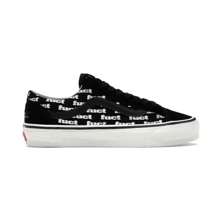 Vans Old Skool Reissue 36 LX FUCT x Slam Jam Black Marshmallow (VN000NBKT5O1)