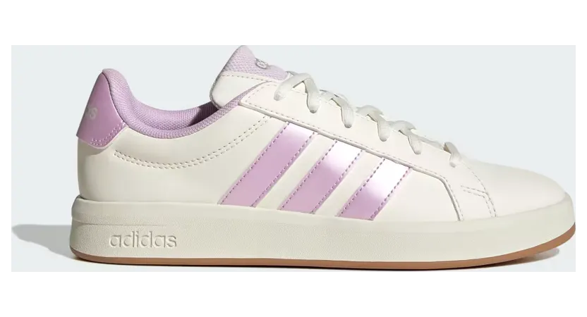 Adidas Grand Court Base 3.0 Core White / Ice Lavender / Off White (HQ0087)