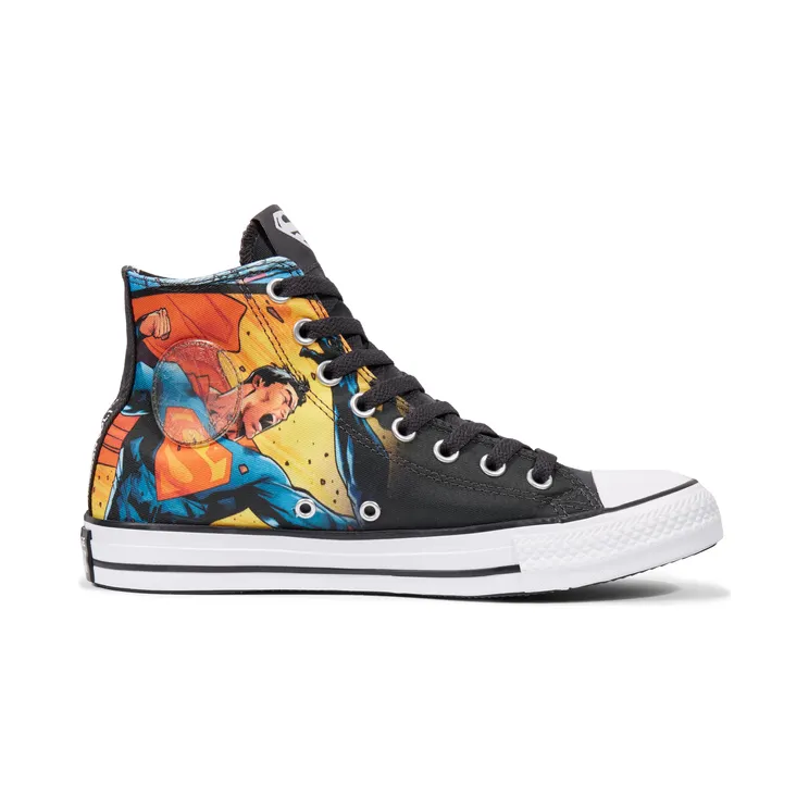 Converse DC Comics x Chuck Taylor All Star Hi ‘Superman’ Black/Multi-Color (161389C)