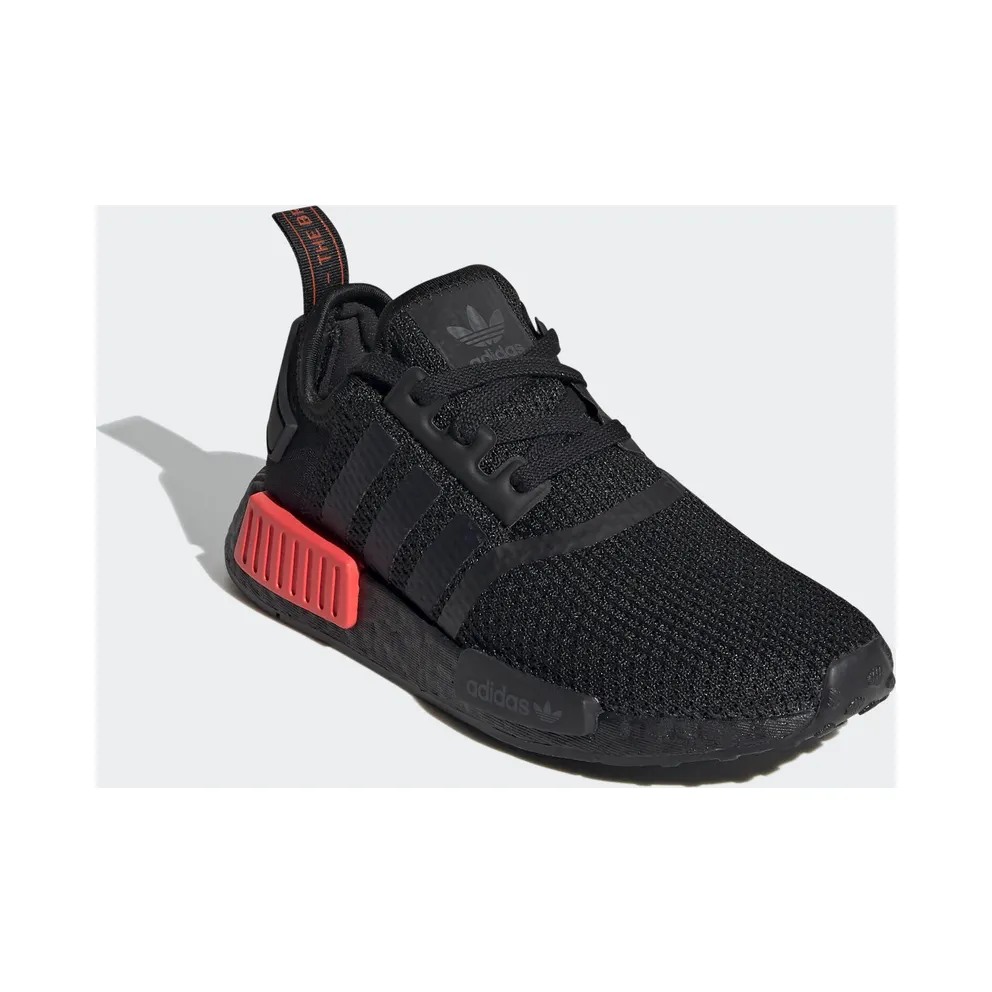 adidas NMD R1 V2 Core Black Solar Red (GS) Core Black/Core Black/Solar Red (FV8174)